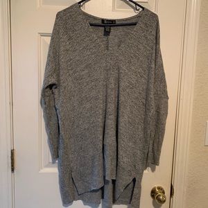 Deep V Tunic Sweater